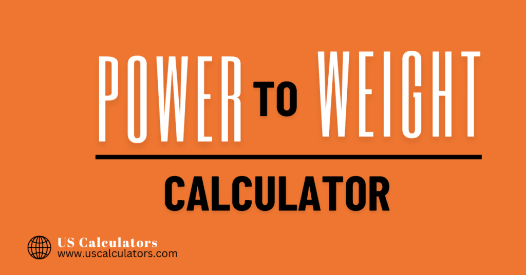 Power To Weight Ratio Calculator (1)